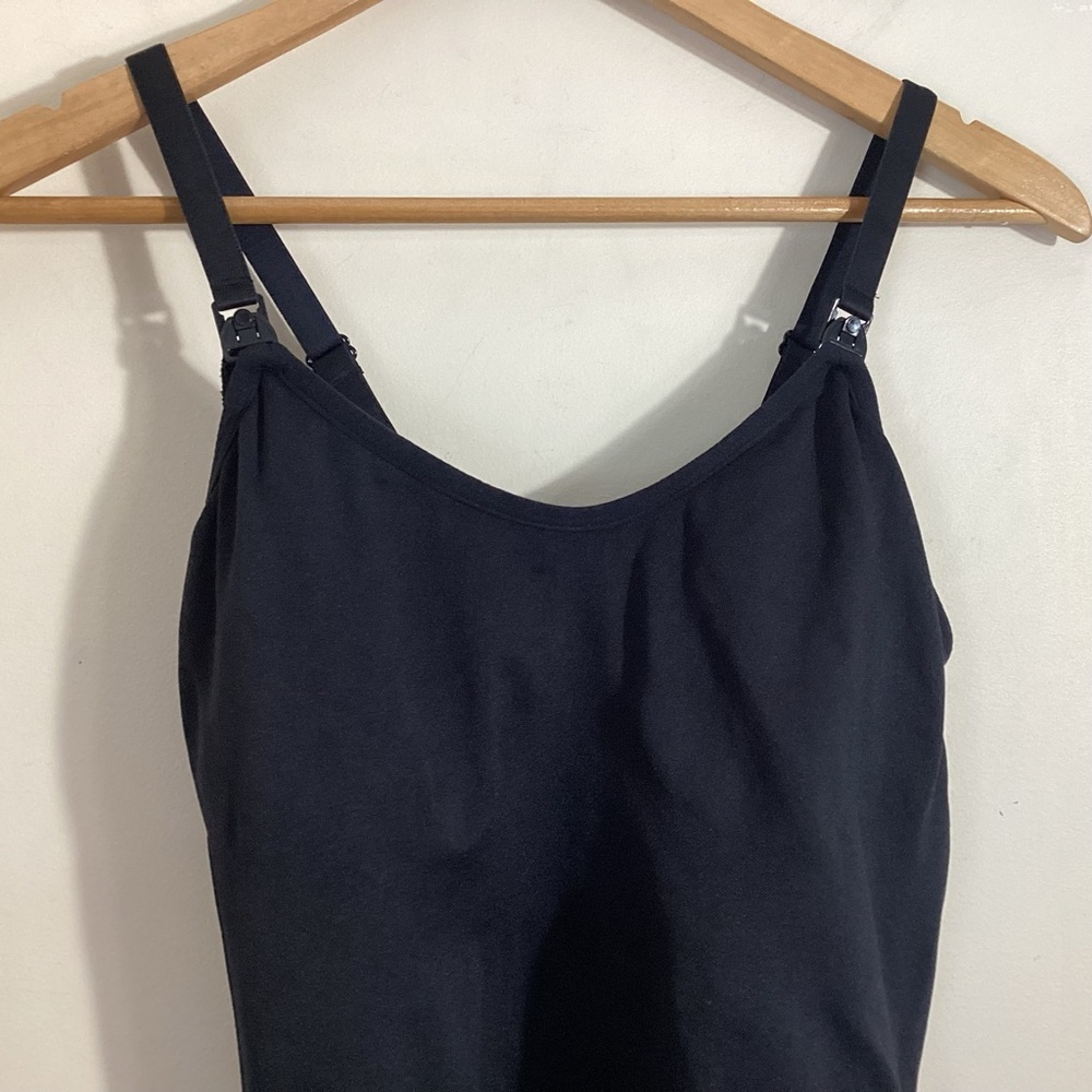 Postpartum Nursing Workout Jumpsuit Sz L Compression - Picture 5 of 13